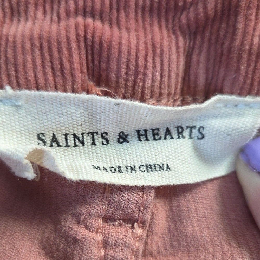 Rust Flare Corduroy Pants - Picture 3 of 6